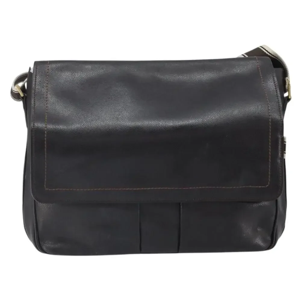 Salvatore Ferragamo Leather Shoulder Bag Brown